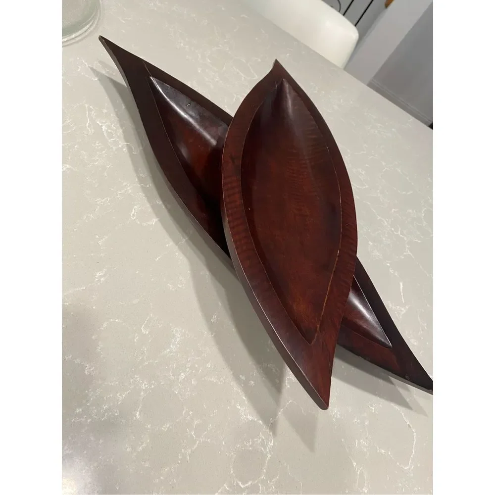 Wooden Dishes set of 2